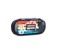 Portapenne Scuola Seven - Round Plus con elastici porta penne - Rock on Boy Ragazzo - Nero, Multicolore