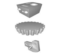Portapenne Supporto Marker per Genmitsu ProVerXL 4030 CNC Fresatrice 12mm