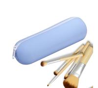 Portapennelli da trucco in silicone - Borsa da toilette portatile per viaggiare, meccanismo di difesa robusto, organizzatore di stoccaggio cosmetico portatile per gioielli di marcatori, supporto per