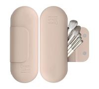 Portapennelli da Viaggio per Trucco Astuccio Silicone Morbido 2 Pezzi