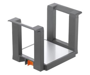 Portapiatti BLUM per la cucina I Cassetto I Soluzione adatta per un massimo di 12 piatti I Plastica/Acciaio inox I Articolo regolabile I Possibilità di rimozione I Caratteristiche antiscivolo
