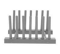 Portapiatti in Plastica 17x12x9,5cm per Cucina e tavolo | Stoccaggio Verticale, Salva Spazio, per Taglieri e Piatti, Adatto a Appartamenti Minimalisti