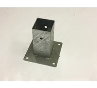 PORTAPILASTRO A BICCHIERE PER PALO QUADRO CM. 9x9 4PZ