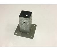 PORTAPILASTRO A BICCHIERE PER PALO QUADRO CM. 9x9 pezzi: 4