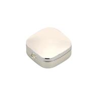 Portapillole 1 scomparto, contenitore per denti da latte, scatola per capelli, 4,5 x 4,5 x 2 cm