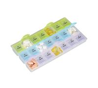 Portapillole 7 giorni Contenitore medicinali Dispenser farmaci Organizer pillole