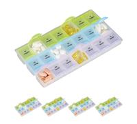 Portapillole 7 giorni Contenitore medicinali Organizer pillole 3 scomparti