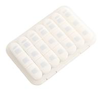 Portapillole Blocco Luce 7 Giorni 21 Scomparti Portatile 18 12 Misura 3,6 cm