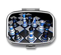 Portapillole Con Coperchio Coolcchess Portapillole Giornaliero Portapillole Da Viaggio - Alla Moda E Pratico