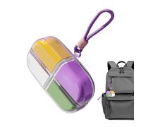 Portapillole con Coperchio Magnetico | Astuccio Portamedicine Portatile - Contenitore per Pillole,per Armadio Esterno, Borsa, Pochette, Auto, Adulti e Bambini