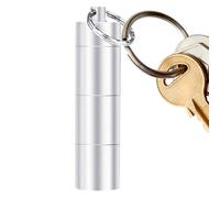 Portapillole, dispenser in alluminio impermeabile con scomparti multipli - astuccio diario organizer per tablet da viaggio - per ufficio, scuola, viaggi all'aperto, campeggio, escursionismo, ciclismo