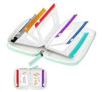 Portapillole - Impermeabile In Silicone A Prova Di Masticazione 14 Scomparti Codice Colore Con Cerniera Riutilizzabile Da Viaggio Organizzatore Di Pillole Per Bambini Anziani Donne Home Offic