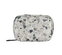 Portapillole moderno grigio marmo pietra Decor con scomparti staccabili attaccabile aiuto bagmedicine pillole organizzatore