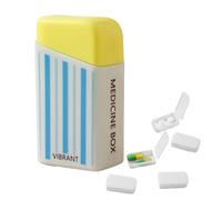 Portapillole - Organizzatore settimanale portatile di pillole | Organizzatore di integratori compatto | Scatola porta pillole da viaggio per organizer per viaggi di lavoro, vacanze, scuola all'aperto