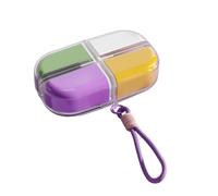 Portapillole - Portapillole Da Viaggio, Custodia Magnetica Per Medicinali, Scatola Compatta Con Tracolla | Gestione Dei Farmaci Portatile Per Uso In Auto Con Borsa Per Armadietto Da Esterno Per Adulti