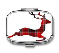 Portapillole/Portapillole Della Gilda Dei Filosofi Disoccupati Cervi Di Natale Portapillole Rettangolare 2 Portapillole A Griglia