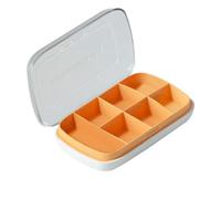 Portapillole, portapillole portatile da 7 giorni, mini portapillole settimanale, organizer da viaggio, scatole sigillate, custodia for il trasporto, design a scatto.