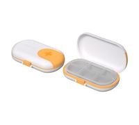 Portapillole portatile - Mini dispenser creativo per pillole, contenitore da viaggio | Organizer compatto per medicinali, supporto per tablet, chiusura sicura per il trasporto quotidiano in viaggio