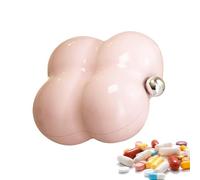 Portapillole Portatile - Per Medicinali Settimanale Da Viaggio, Organizer | Sigillato | Mini Contenitore Per Pillole, Gioielli 7 Giorni E Bastoncini Di Cotone, Resistente All'u