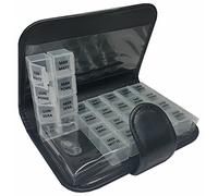 PORTAPILLOLE Settimanale 28 Scomparti CUSTODIA A LIBRO - ITALIANO - 7 Porta Pillole Giornalieri a 4 Scomparti SEPARABILI e TASCABILI