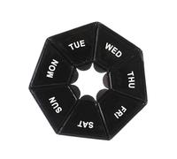 Portapillole Settimanale | 7 Scomparti Per Compresse | Settimanale per Pillole con Coperchio Ermetico Antiumidità | Per Anziani, Bambini, Uomini, Donne, Casa, Frigo, Lavoro, Viaggio
