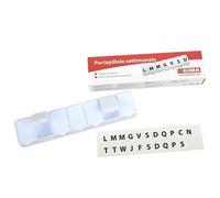 PORTAPILLOLE SETTIMANALE - bianco