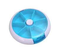 Portapillole settimanale: Dispenser di pillole portatile, vassoio girevole automatico da 7 giorni, organizer a forma di frutta, astuccio compatto in ABS+PP per vitamine, dolci, pillole |