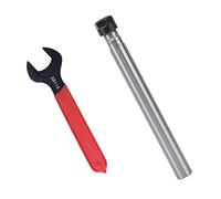 Portapinza, Asta di Prolunga con Codolo Cilindrico con Chiave Portautensili con Codolo Cilindrico ER11 Asta di Prolunga con Pinza Accessori per Tornio e Fresatura CNC