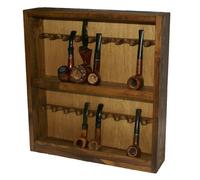 Portapipe 18 posti porta pipe espositore bacheca pipa rastrelliera collezione