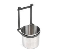 Portaposate da Appendere con Secchio in Acciaio Emuca Cromato