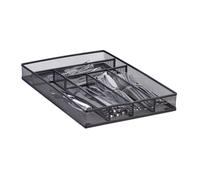 (TG. 5,1 x 28,6 x 40,6 cm) Relaxdays 10022513_46 Portaposate da Cassetto in Meta