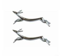 Portaposate in lega di zinco per tavolo da pranzo, organizer per cucchiai, bacchette e forchette, a forma di cane, 9 x 2,5 cm e 8 x 3 cm, confezione da 2 (cervo)