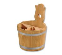 Portaposate in legno H= 20 D = 14 cm, marrone - NUOVO