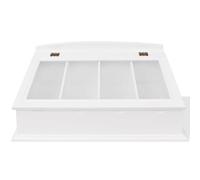 Portaposate in MDF Bianco in Stile Barocco