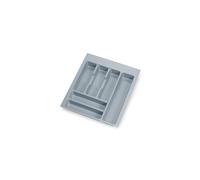 Emuca Organizzatore di posate Modulo 45 cm 6 scomparti Plastica Grigio