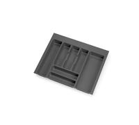 Portaposate Optima Vertex 500mm Plastica Grigio Emuca