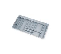 Portaposate per Cassetti 100 cm in Plastica Emuca Optima Grigio
