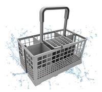 Portaposate per lavastoviglie con manico rimovibile, accessorio di ricambio universale compatibile con Bosch, Siemens, Neff, Whirlpool, Hotpoint, Indesit, Ariston, 24 x 13,9 x 12,4 cm