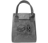 Portapranzo Borsa Per Il Gli Uomini Sacchetto Di Carta Riutilizzabile