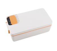 Portapranzo Elettrico Scaldavivande Portatile con Design di Riscaldamento 3D per Lavoratori All'aperto 1L (WHITE)