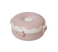 Portapranzo in acciaio inox 304 con scomparti separati per la famiglia e la scuola, portatile e rosa