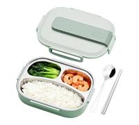 Portapranzo per bambini a 3 scomparti - Scatola in acciaio inossidabile, contenitore per il pranzo a tenuta stagna, resistente e portatile per il pranzo | Forniture da cucina per bambini Sport all'ari