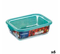 Portapranzo Rettangolare con Coperchio Luminarc Keep'n Lagon 12 x 8,5 x 5,4 c