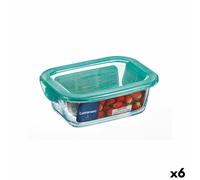Portapranzo Rettangolare con Coperchio Luminarc Keep'n Lagon 18,5 x 13 x 6,6