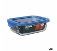Portapranzo Rettangolare con Coperchio Quttin Azzurro Rettangolare 14,5 x 11