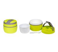 Portapranzo Termico con Secondo e Posate Verde 0,5 Litri