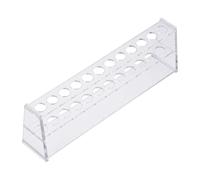 Portaprovette in acrilico | Trasparente 29,6x5,1x9,6 centimetri Utilizzo: for Laboratorio E Didattica