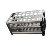 Portaprovette in lega alluminio per servizio con 12 fori o 36 fori Organizzatore multiuso per provette da centrifuga per rack da laboratorio permanente da laboratorio
