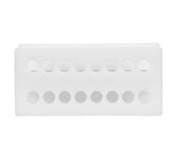 Portaprovette Magnetico per Microcentrifuga 0,2ml 16 Posti in Acrilico | Fissaggio Stabile, Superficie Liscia e Trasparenza Elevata, per Laboratori Didattici e Purificazione Rna