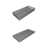 Portaprovette Orizzontale Scatola Supporto Rack Laboratorio Scienza Storage